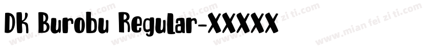 DK Burobu Regular字体转换